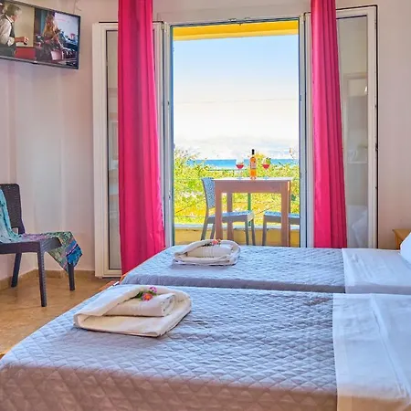 公寓式酒店 Nikos Kalamaki Corfu Apraos